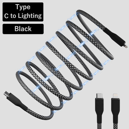 【予約販売中 4月中旬出荷予定】プリイム マグネット内蔵 オートロール USBケーブル Type C-Lithing