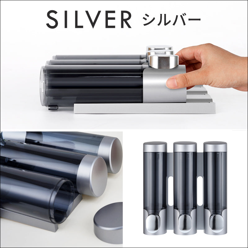 PREMM シャンプーディスペンサー 340ml x 3本