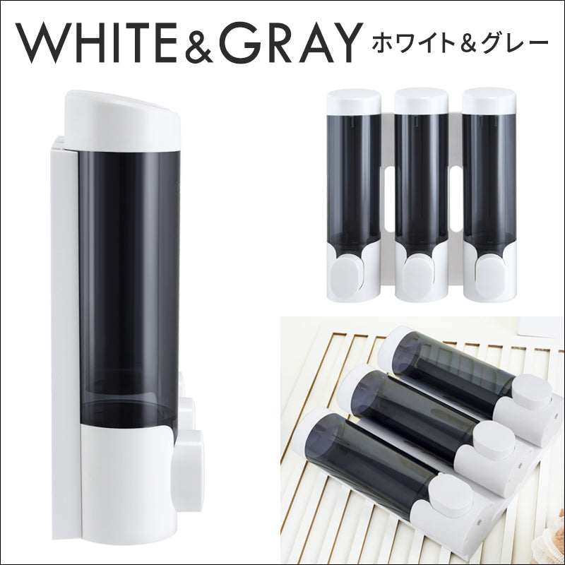 PREMM シャンプーディスペンサー 340ml x 3本